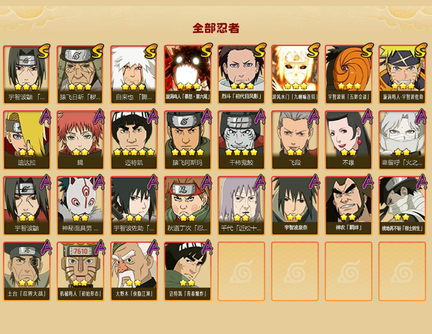 HYCMW48038火影忍者账号详情图2