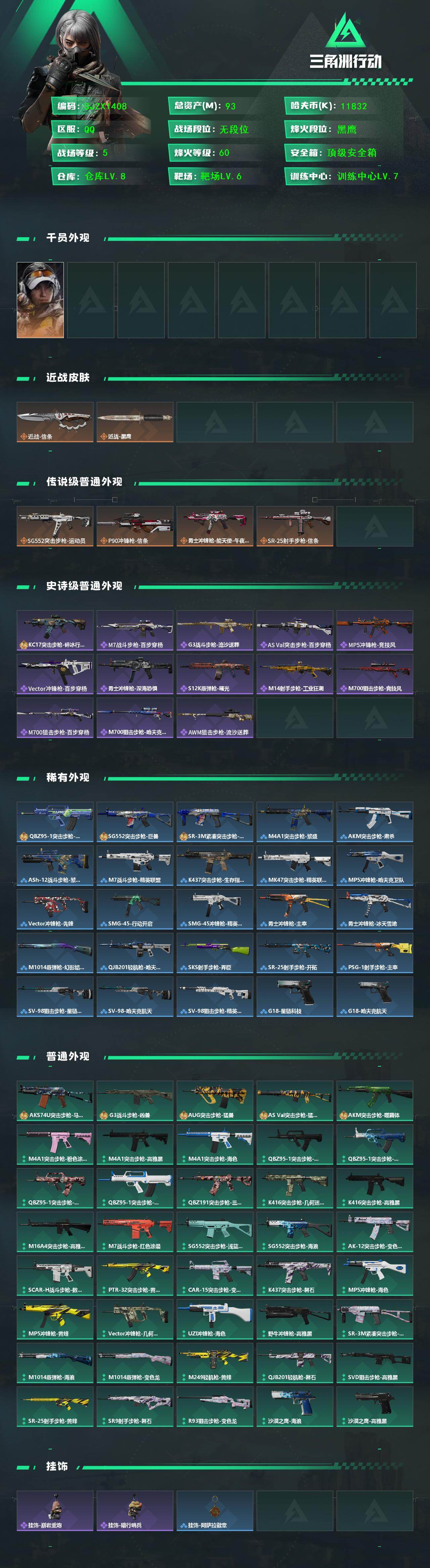 SJZQM425375三角洲行动账号详情图3 SJZQM425375三角洲行动账号详情图3