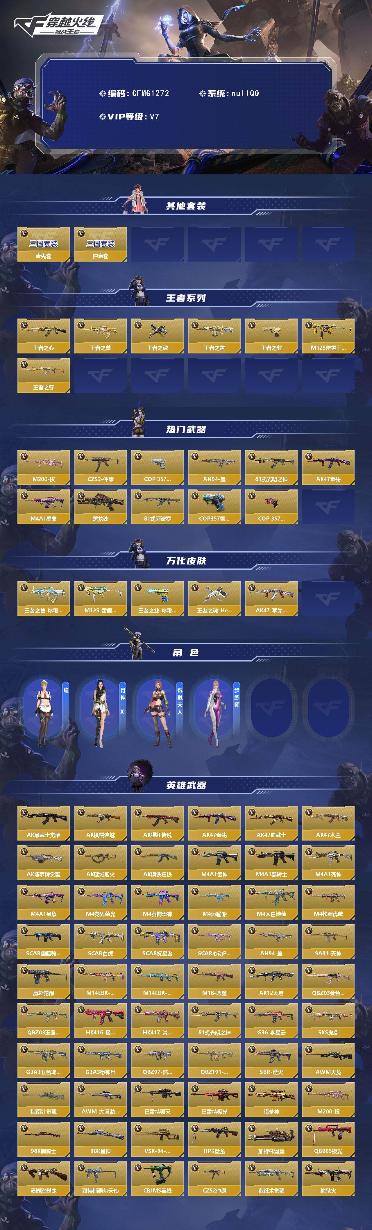CFMEY47048枪战王者账号详情图2