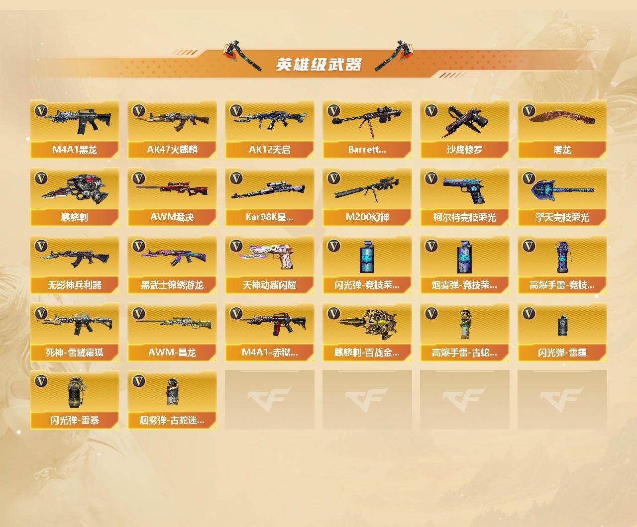 CFCMW421950穿越火线账号详情图3