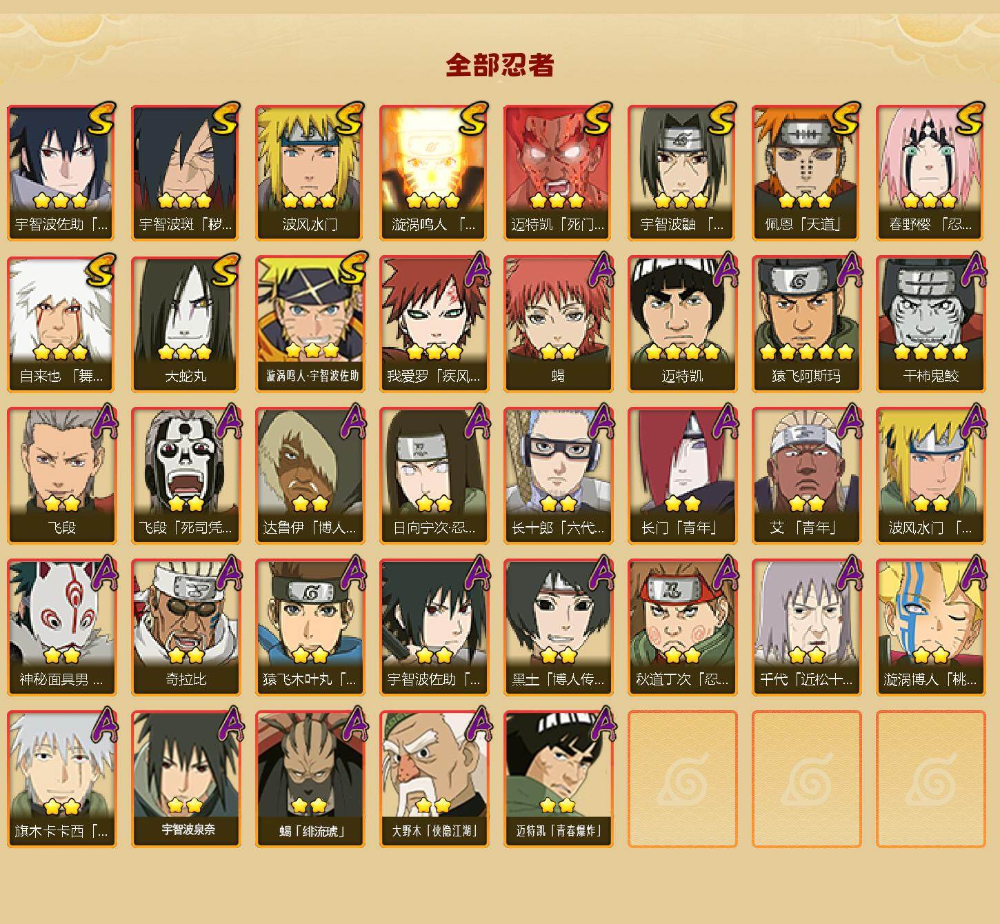 HYQM47055火影忍者账号详情图4