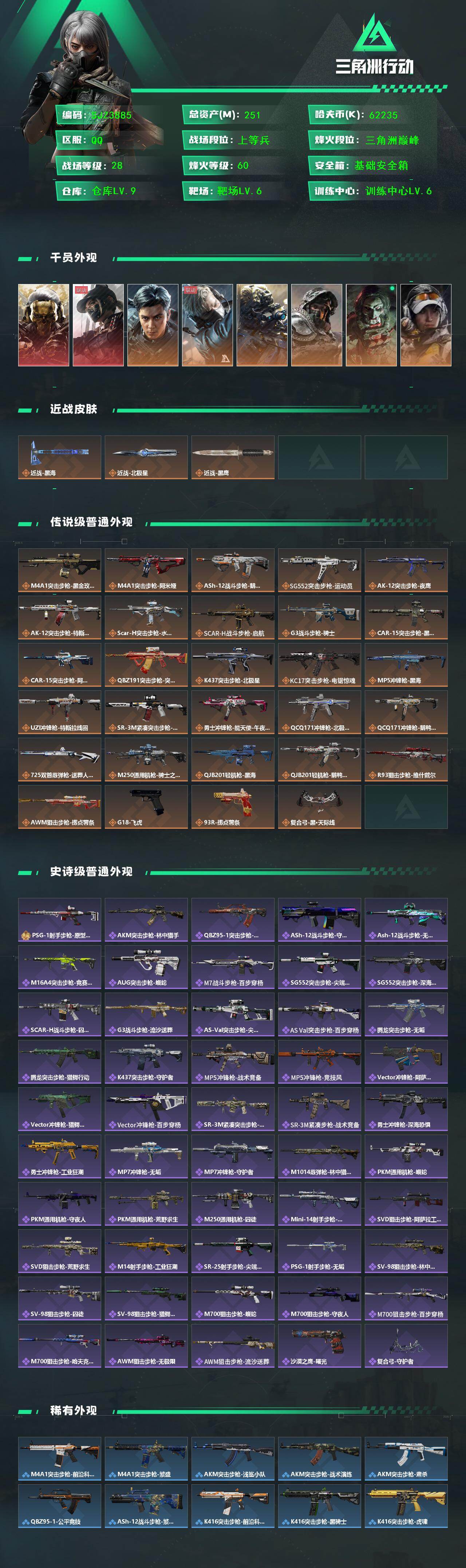 SJZQM424149三角洲行动账号详情图3 SJZQM424149三角洲行动账号详情图3