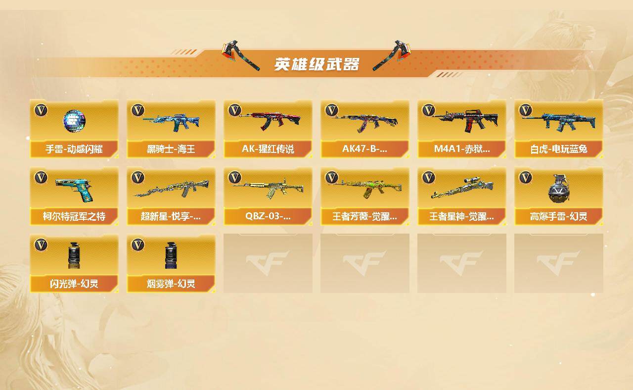 CFCMW422005穿越火线账号详情图3