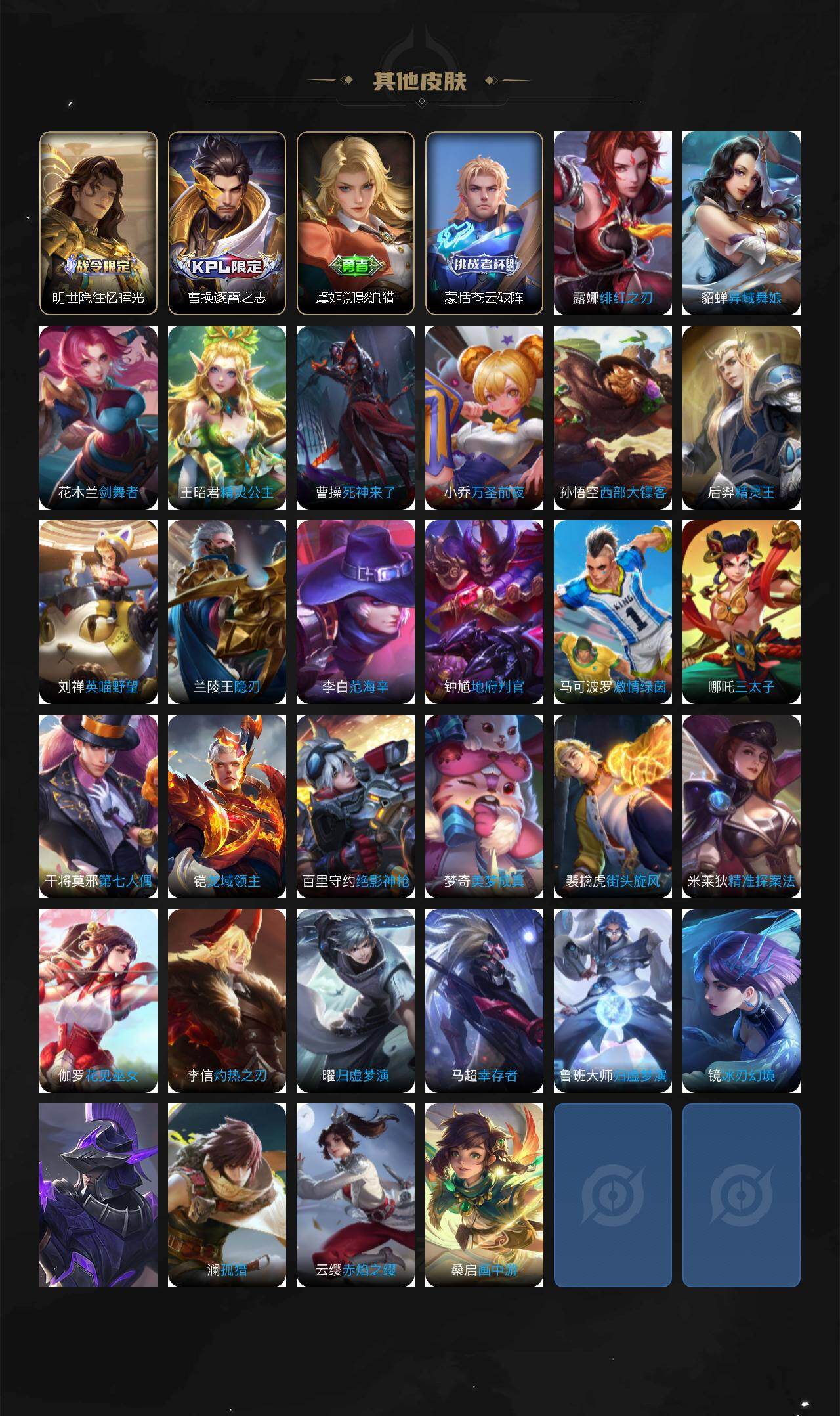 WZKG4100569王者荣耀账号详情图4