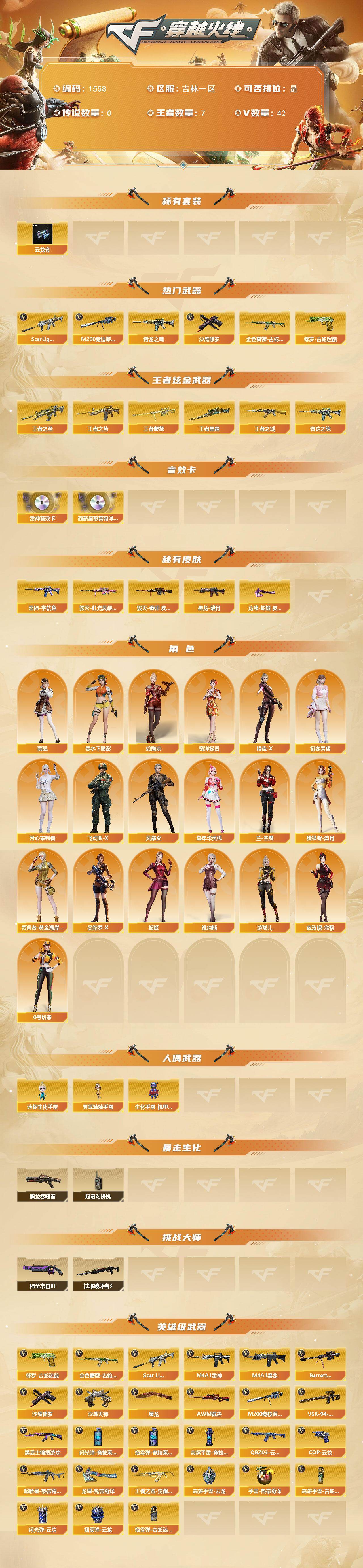 CFCMW421576穿越火线账号详情图2