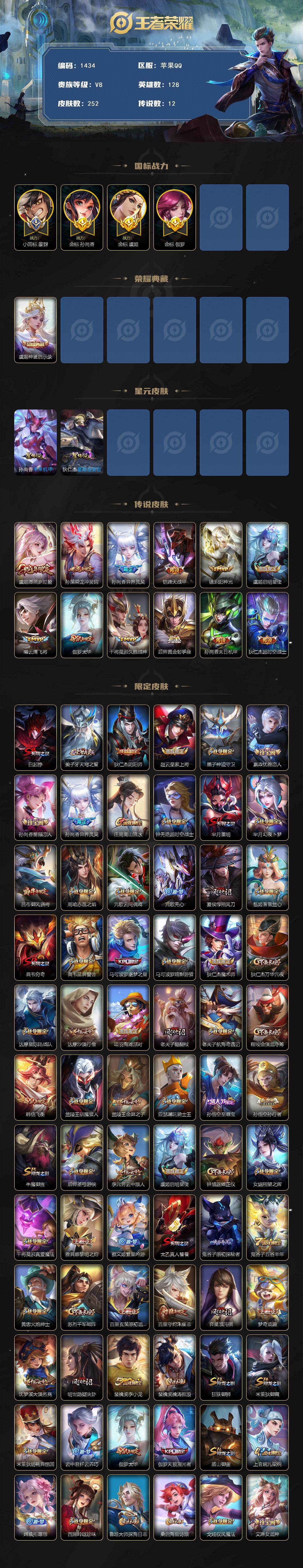 WZKG489277王者荣耀账号详情图2