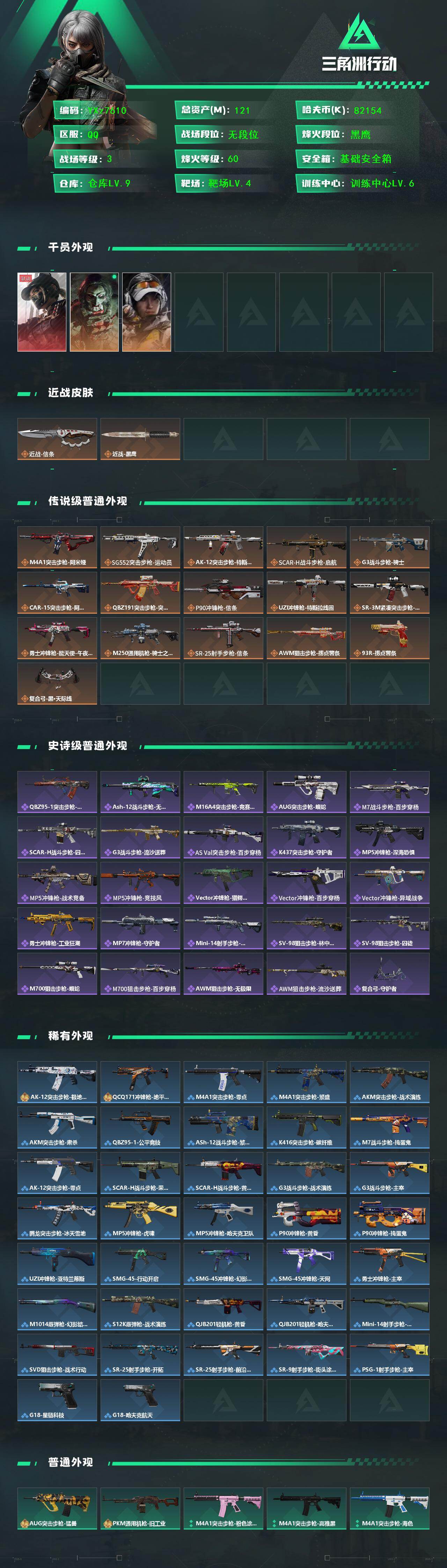 SJZCMW431389三角洲行动账号详情图2