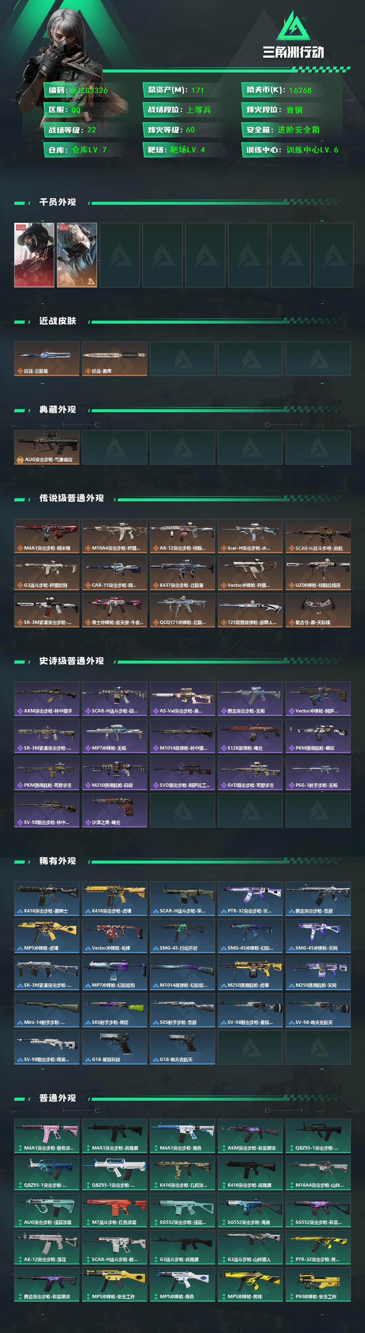 SJZEY424352三角洲行动账号详情图2