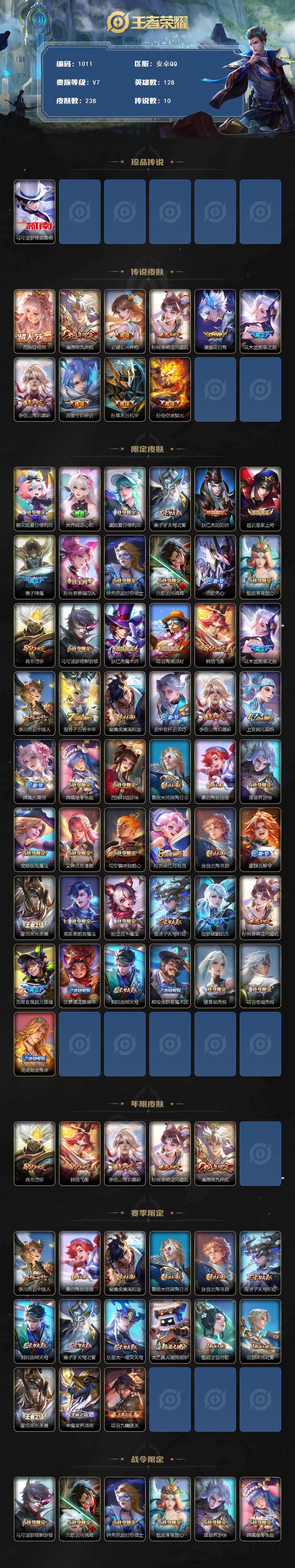 WZCMW495558王者荣耀账号详情图2