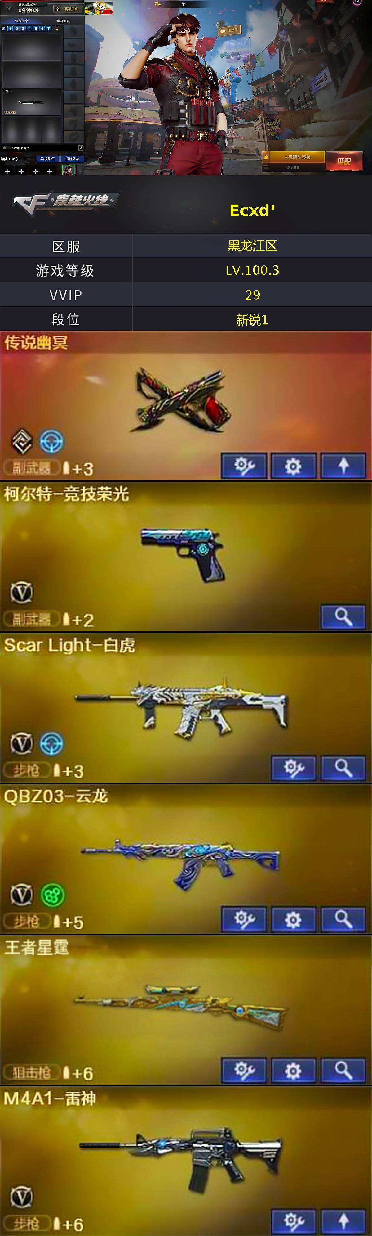 CFLX428992穿越火线账号详情图2