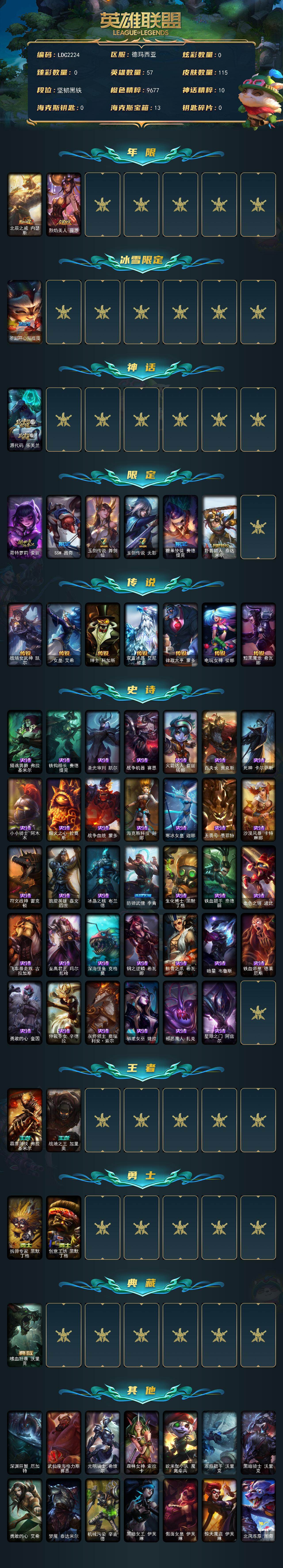 LOLEY49003英雄联盟账号详情图2