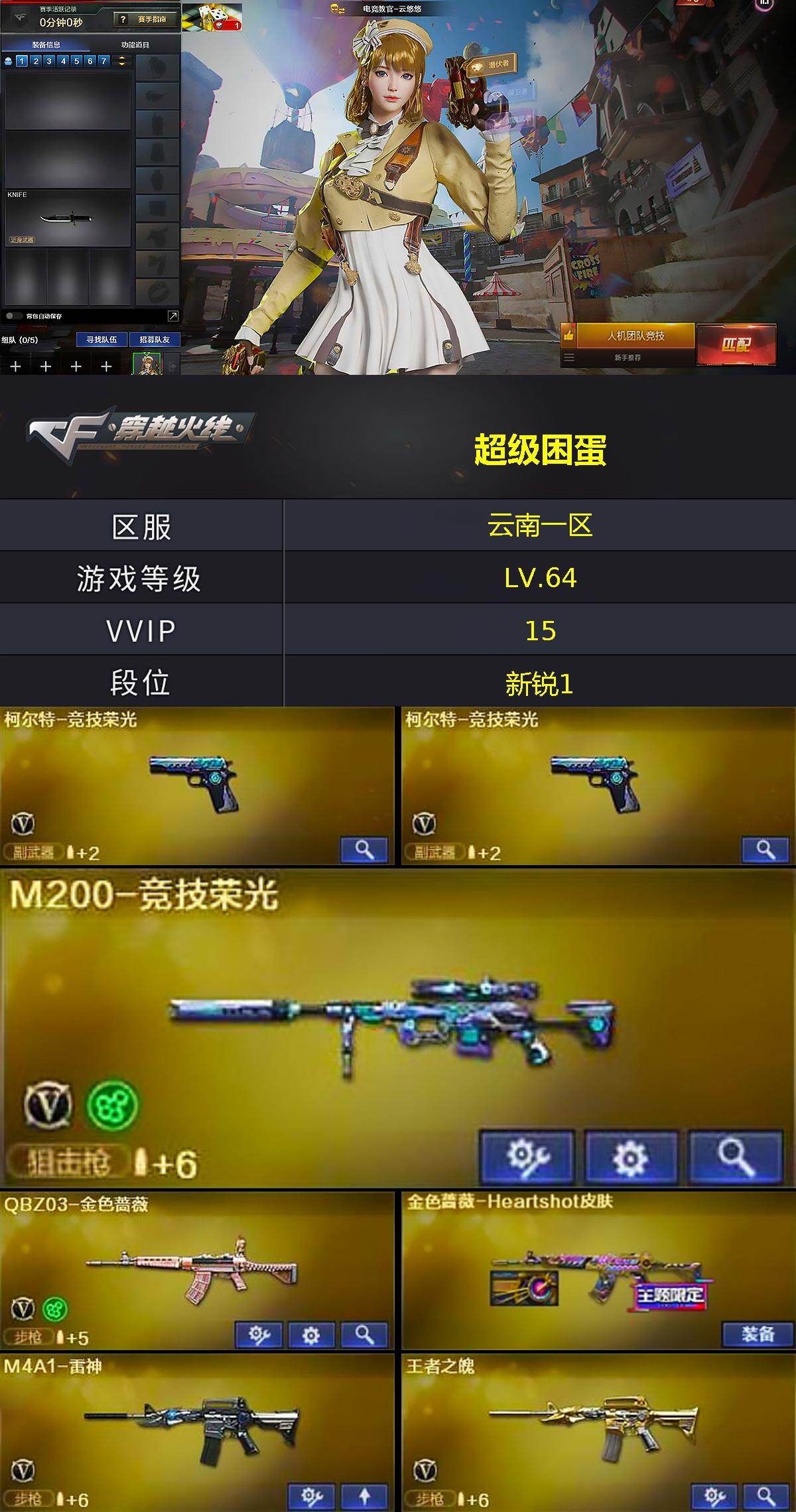 CFLX426504穿越火线账号详情图3