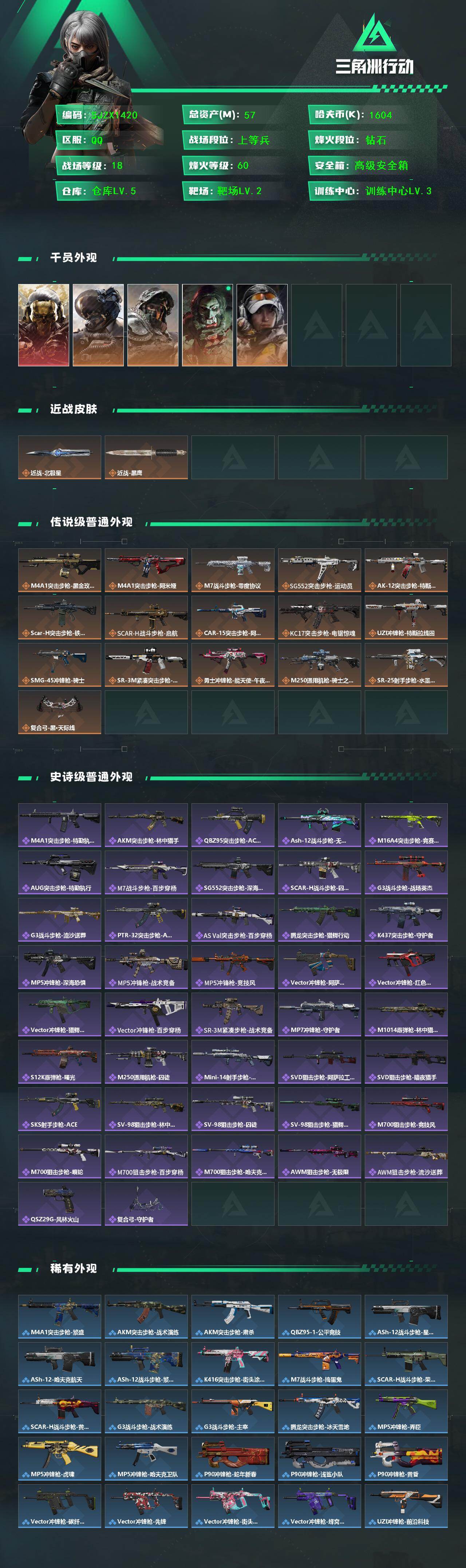 SJZEY426748三角洲行动账号详情图2