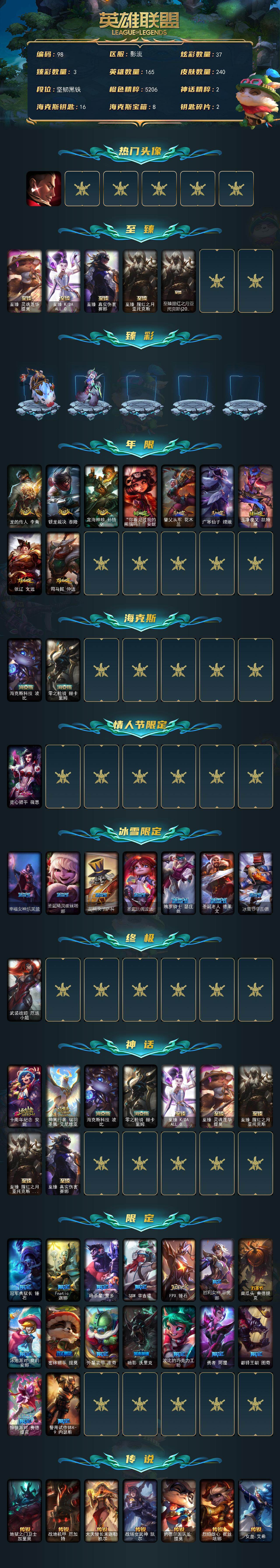 LOLCMW49539英雄联盟账号详情图2