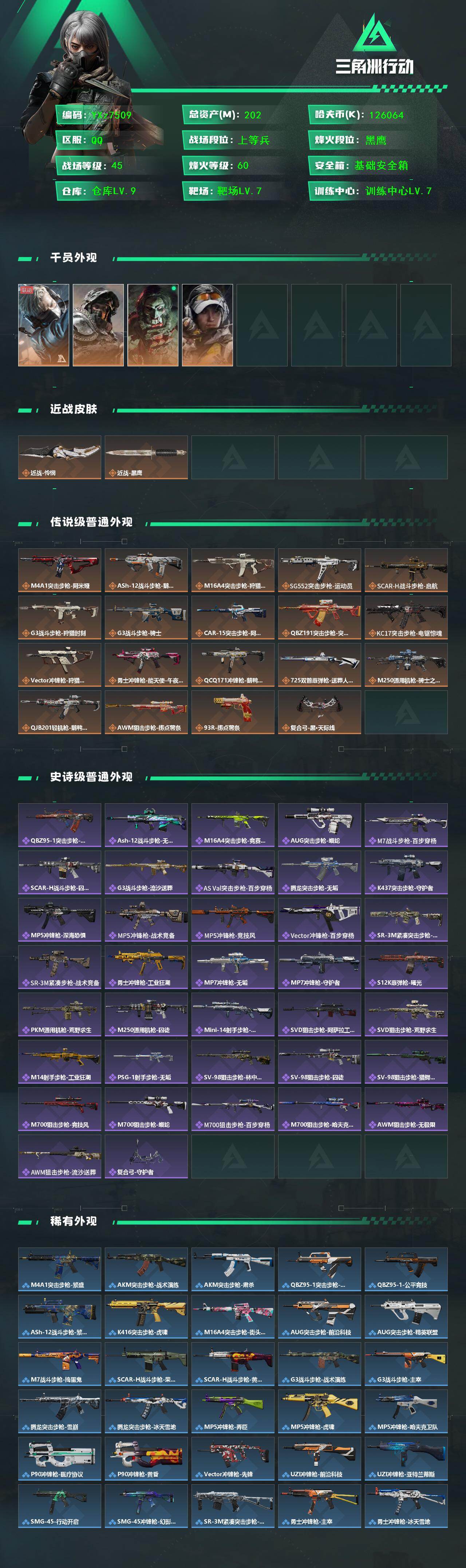 SJZCMW429121三角洲行动账号详情图2