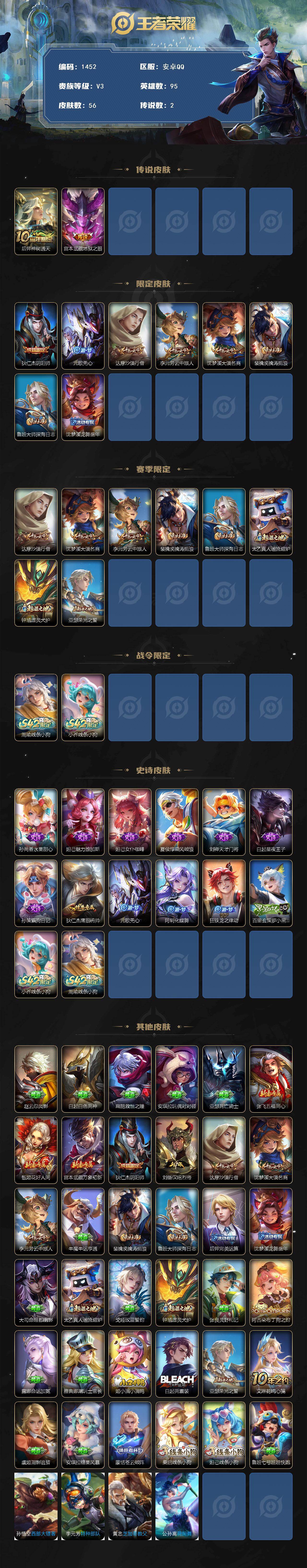 WZKG499628王者荣耀账号详情图2