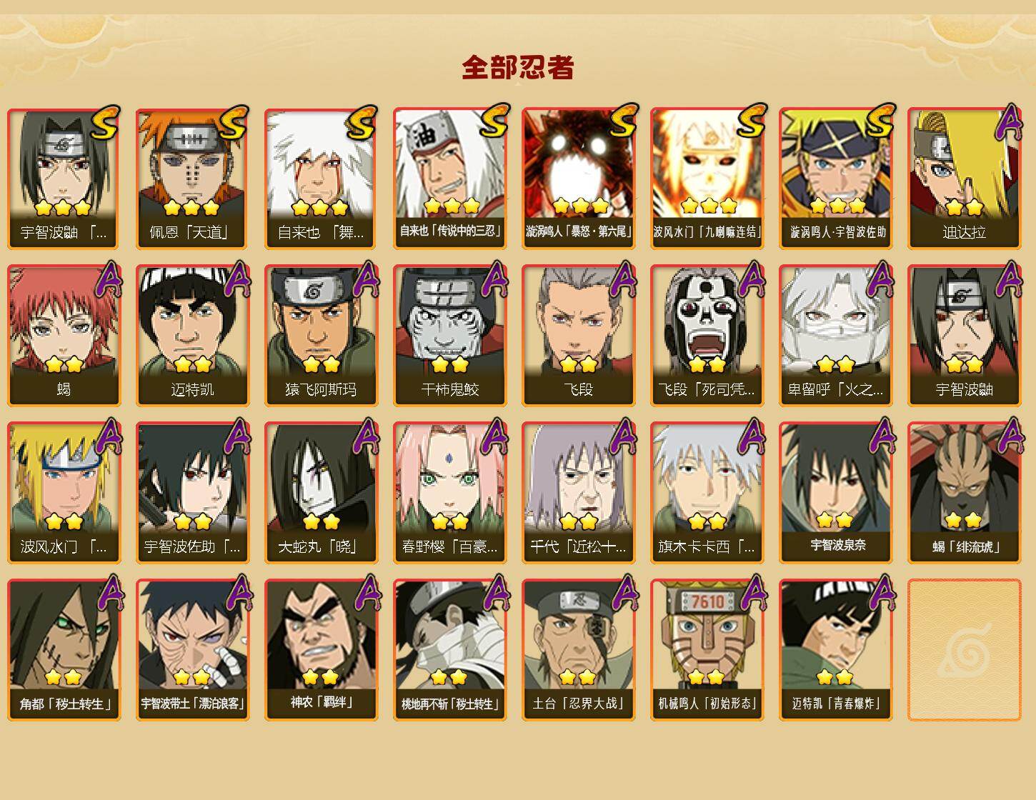 HYCMW48012火影忍者账号详情图2