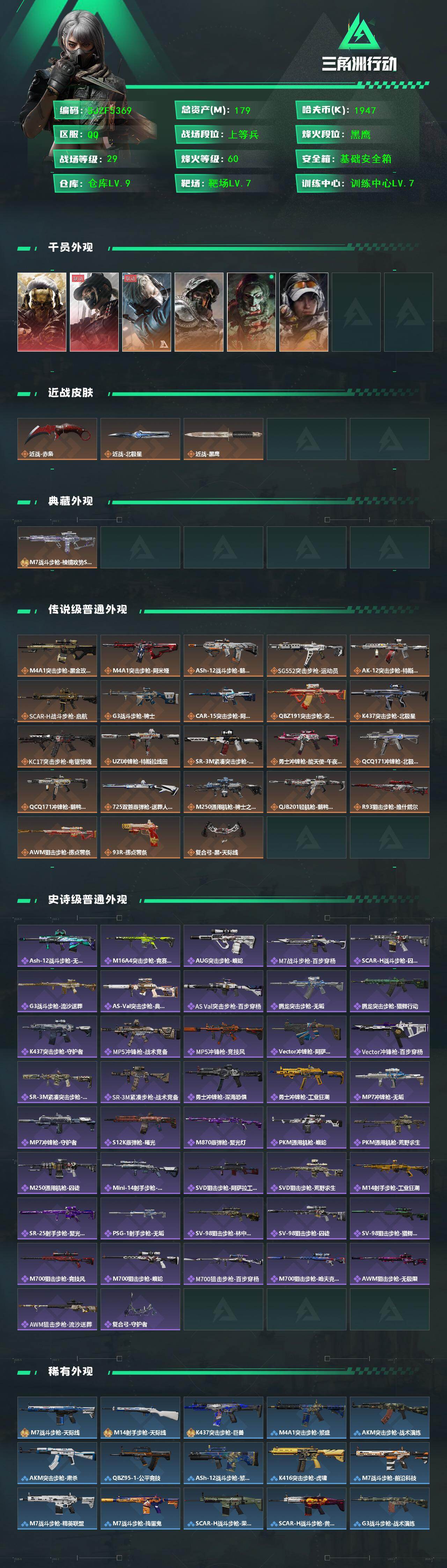 SJZEY424938三角洲行动账号详情图2