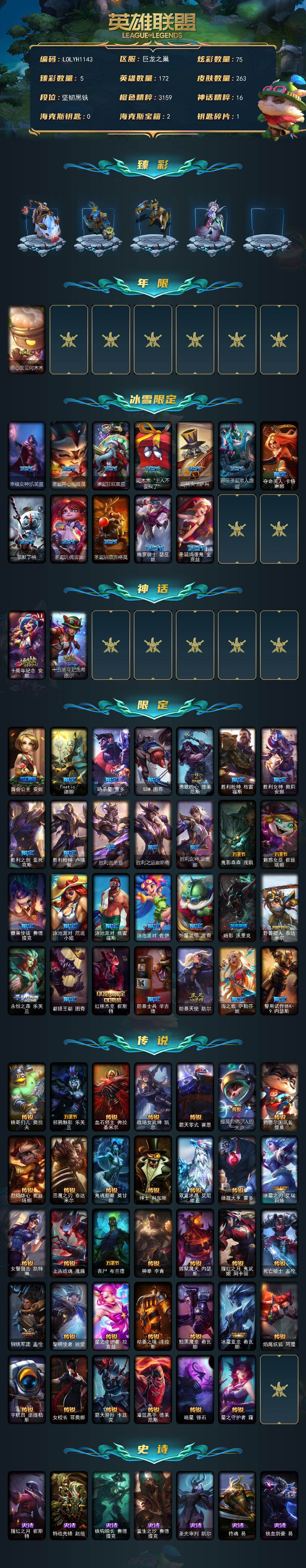 LOLEY49137英雄联盟账号详情图2