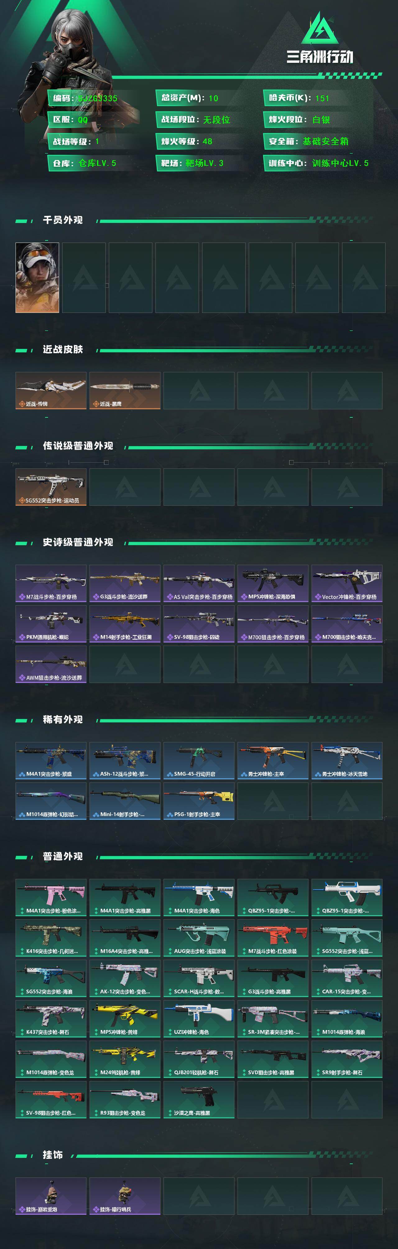 SJZEY424766三角洲行动账号详情图2