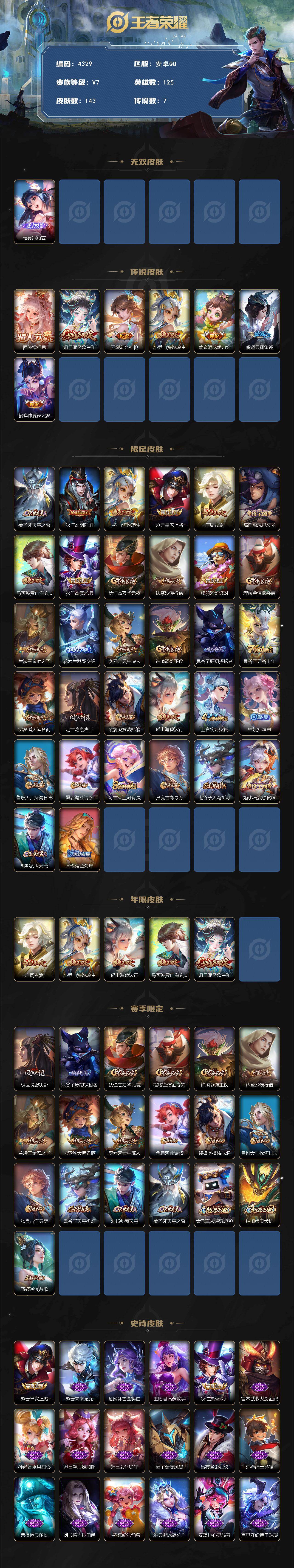 WZQM4102434王者荣耀账号详情图3