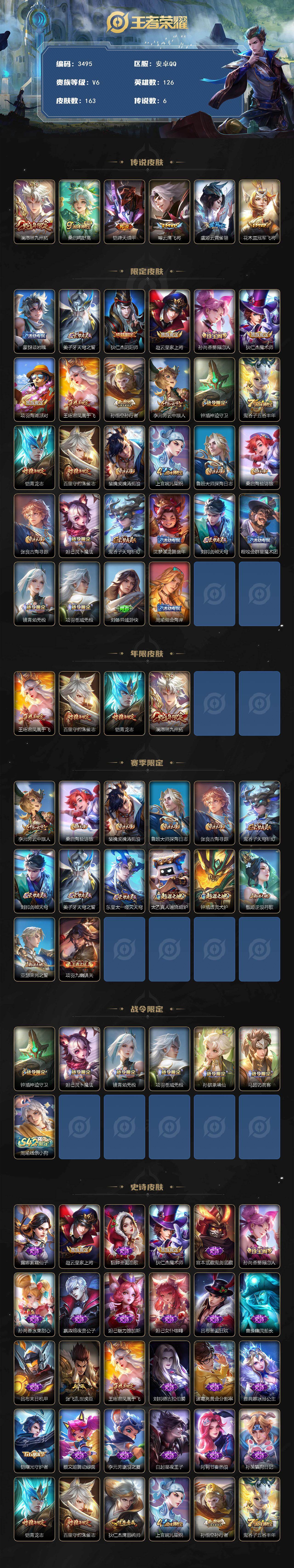 WZCMW4119020王者荣耀账号详情图2