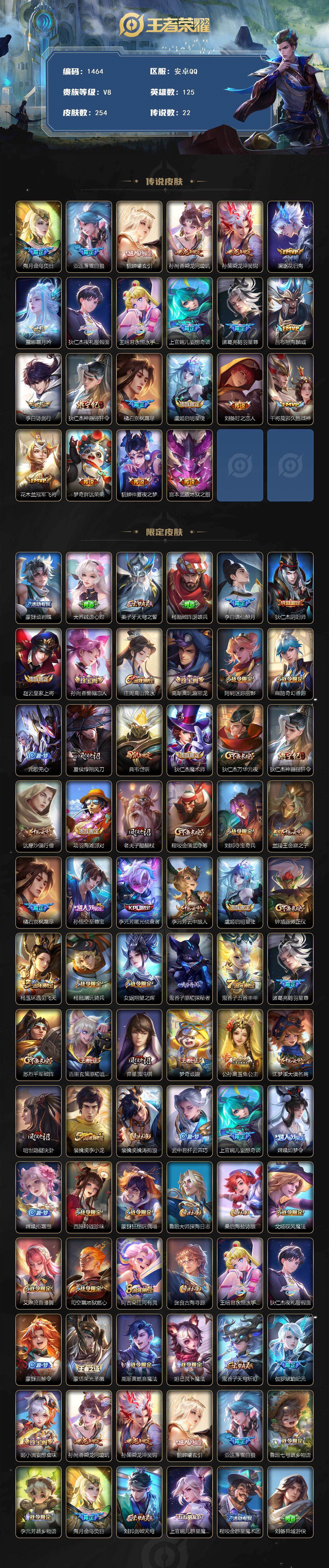 WZKG491962王者荣耀账号详情图2