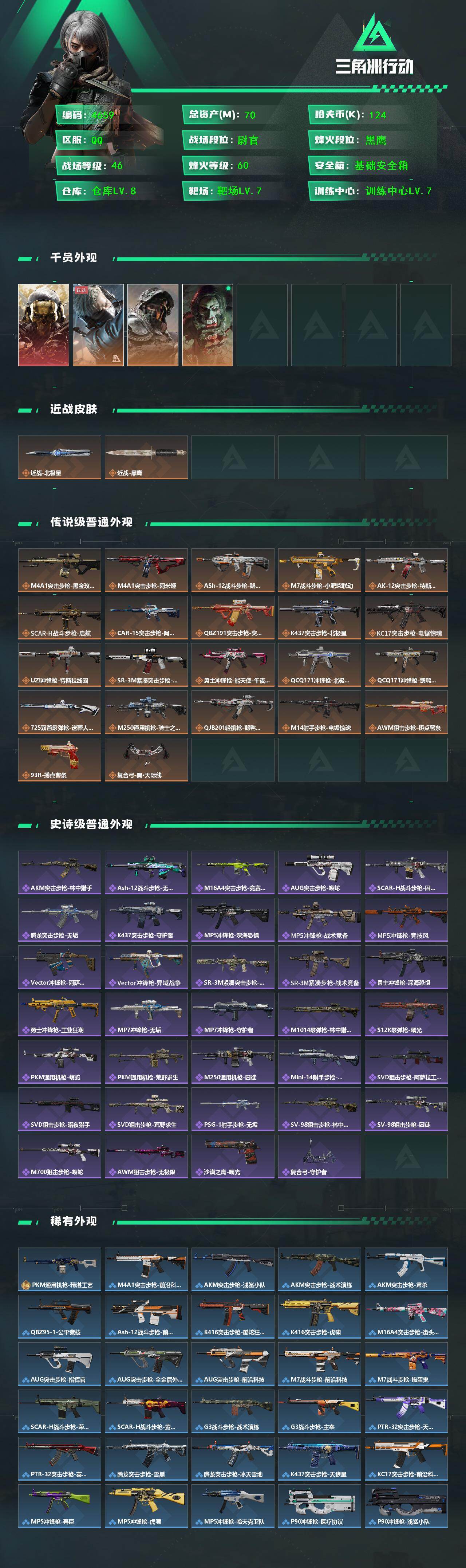 SJZCMW434513三角洲行动账号详情图2