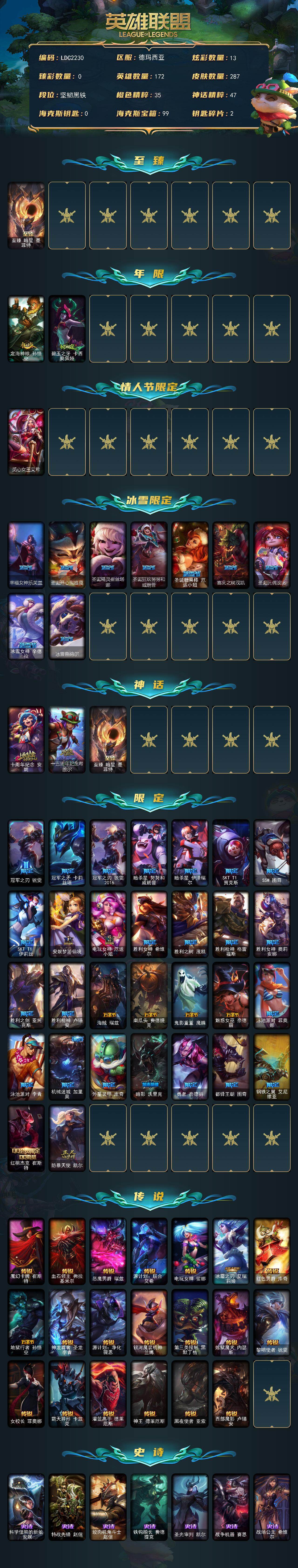 LOLQM49311英雄联盟账号详情图3