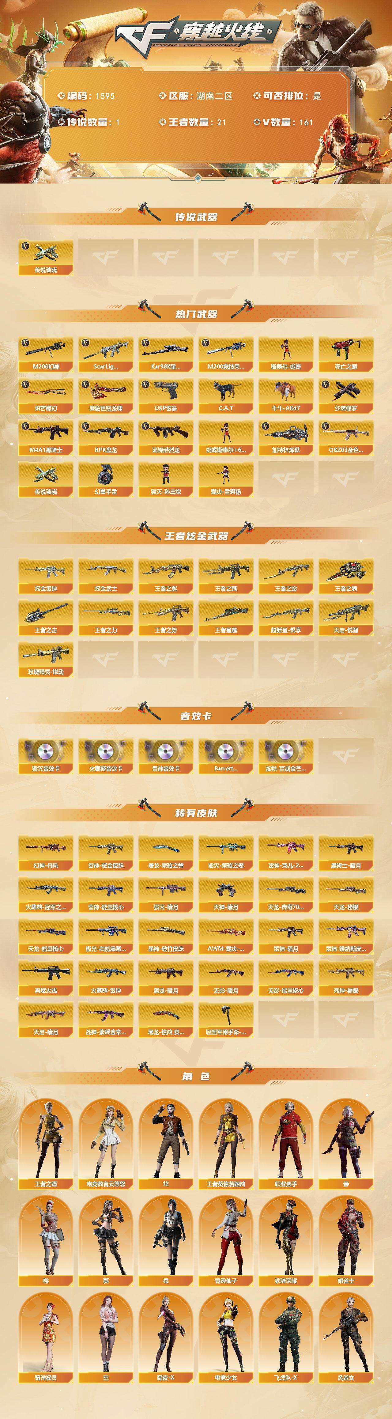 CFCMW422141穿越火线账号详情图2