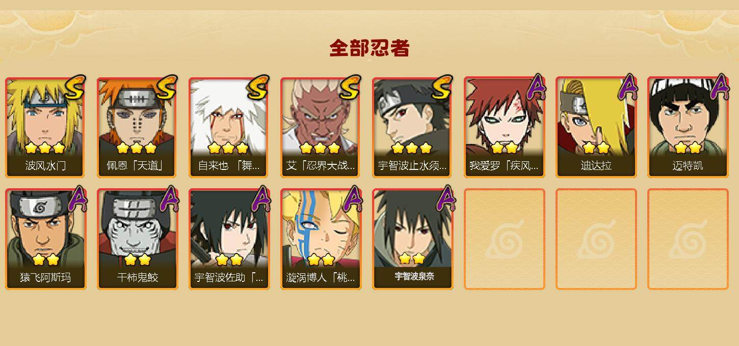 HYQM46186火影忍者账号详情图3