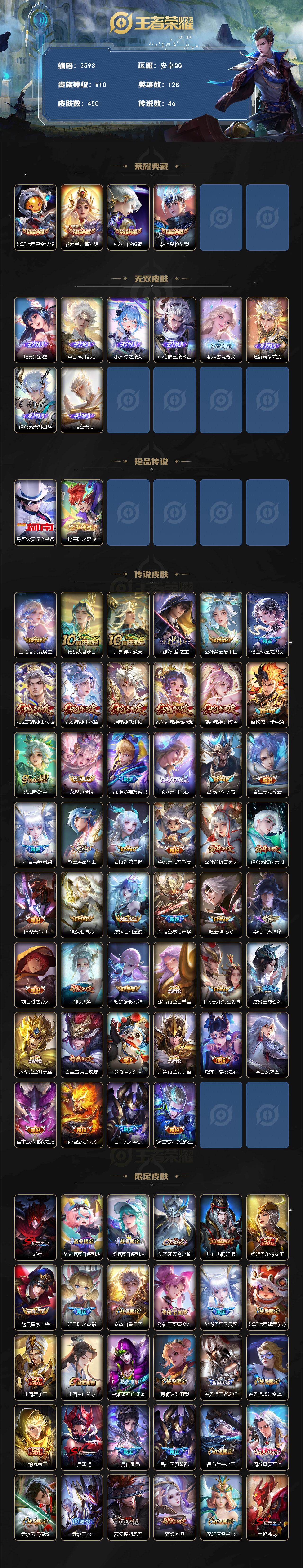 WZCMW4119079王者荣耀账号详情图2