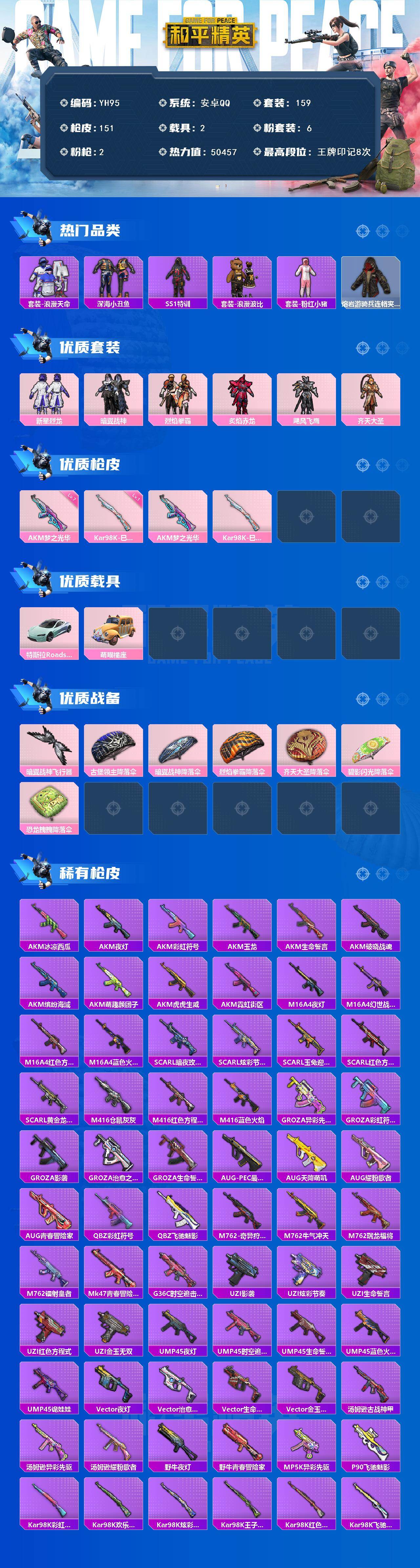 HPCMW450426和平精英账号详情图2