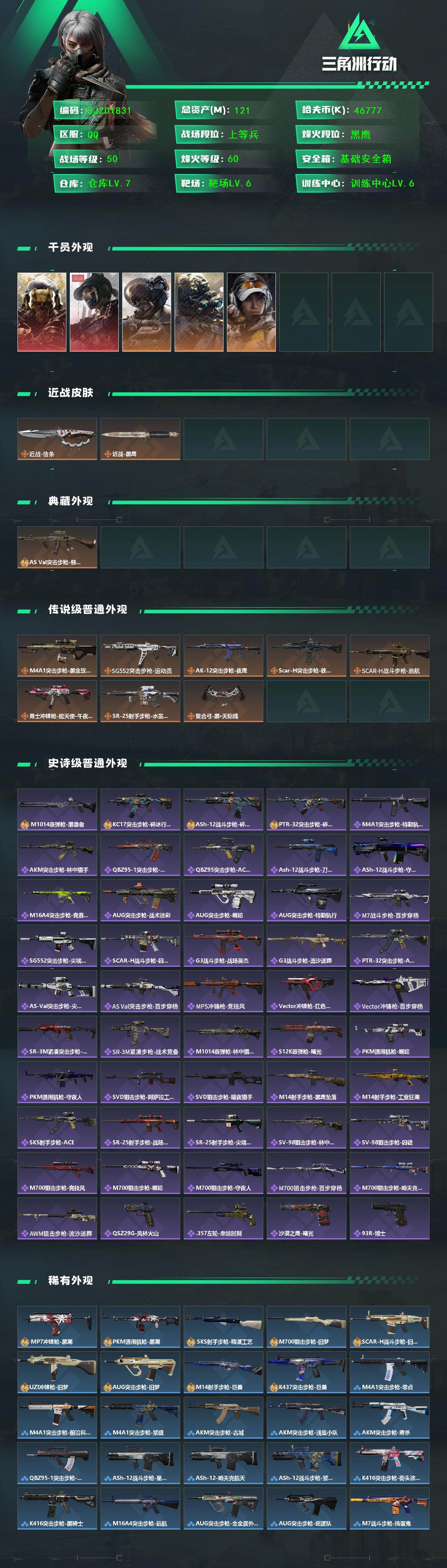 SJZEY425212三角洲行动账号详情图2