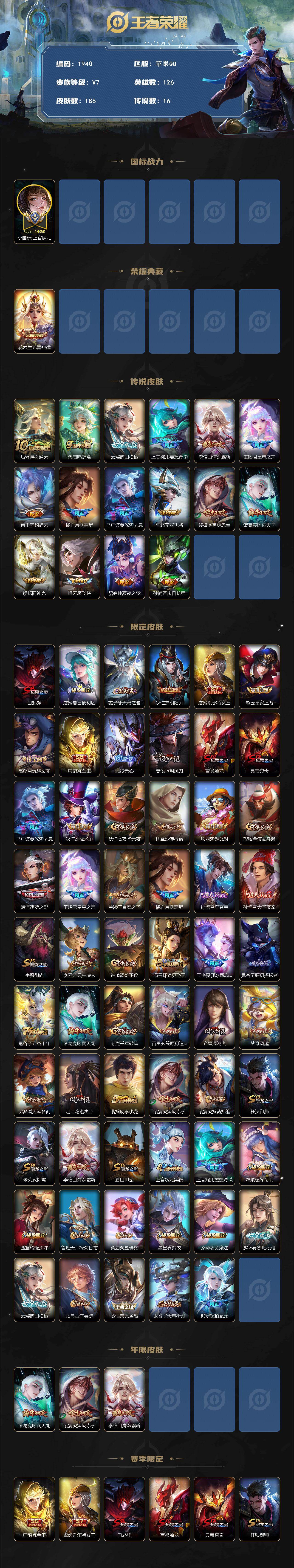 WZQM493579王者荣耀账号详情图3