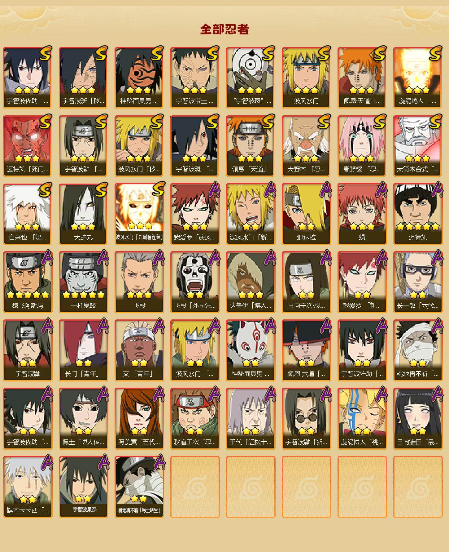 HYEY46525火影忍者账号详情图2