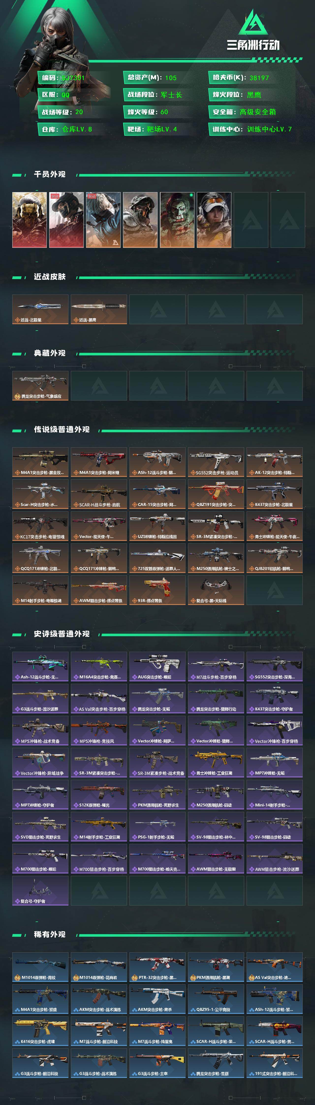 SJZEY425256三角洲行动账号详情图2