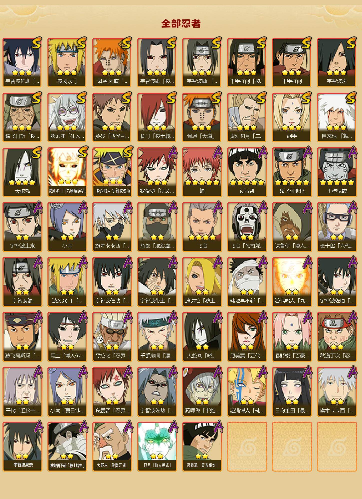 HYQM46552火影忍者账号详情图3