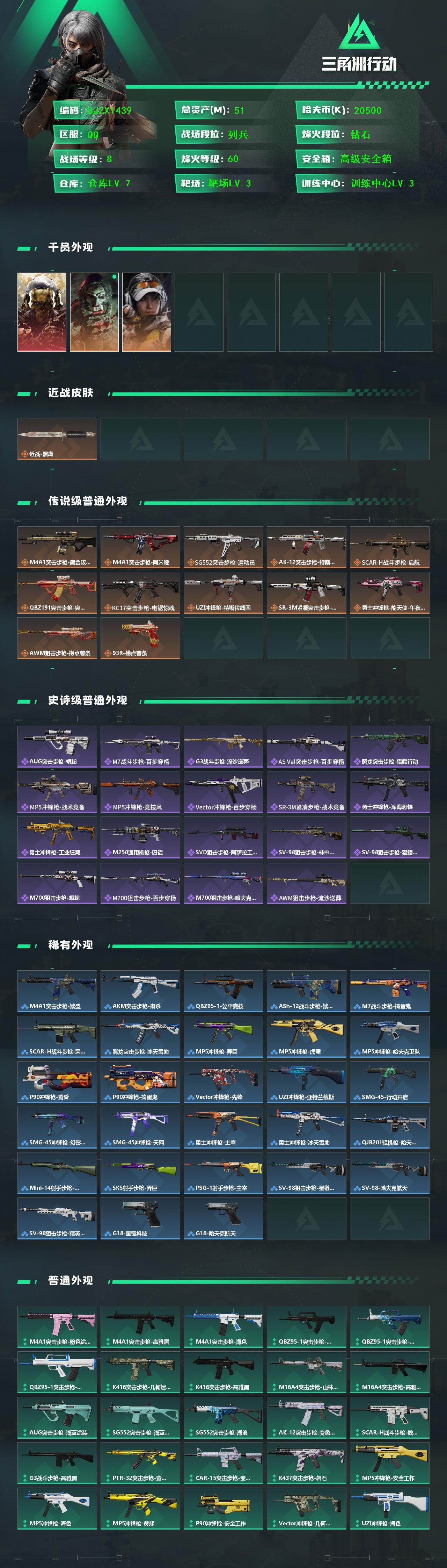 SJZEY428036三角洲行动账号详情图2