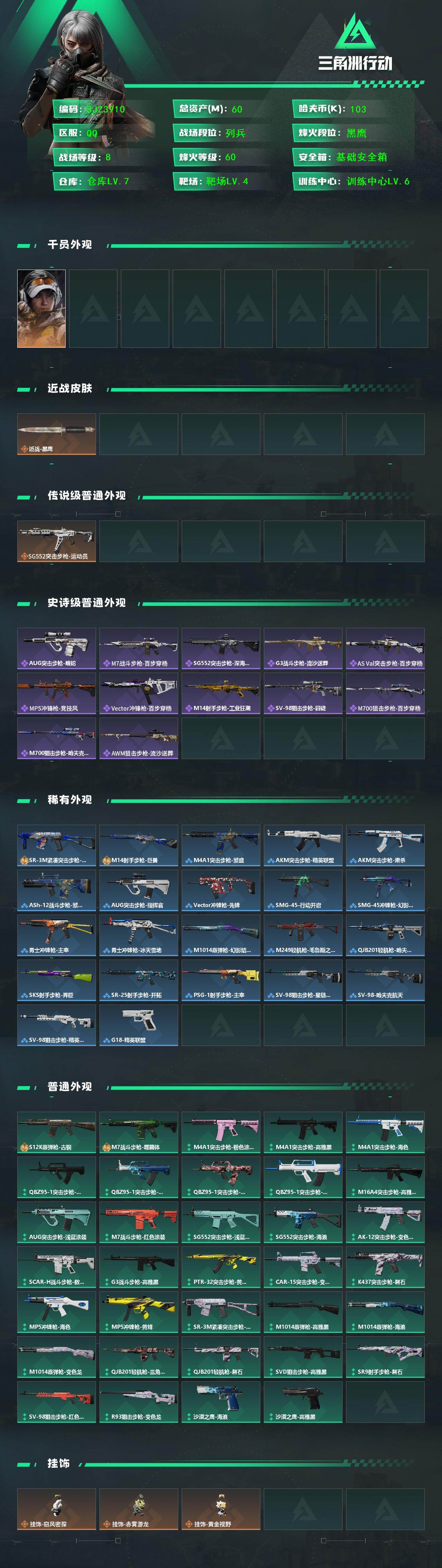 SJZEY425714三角洲行动账号详情图2