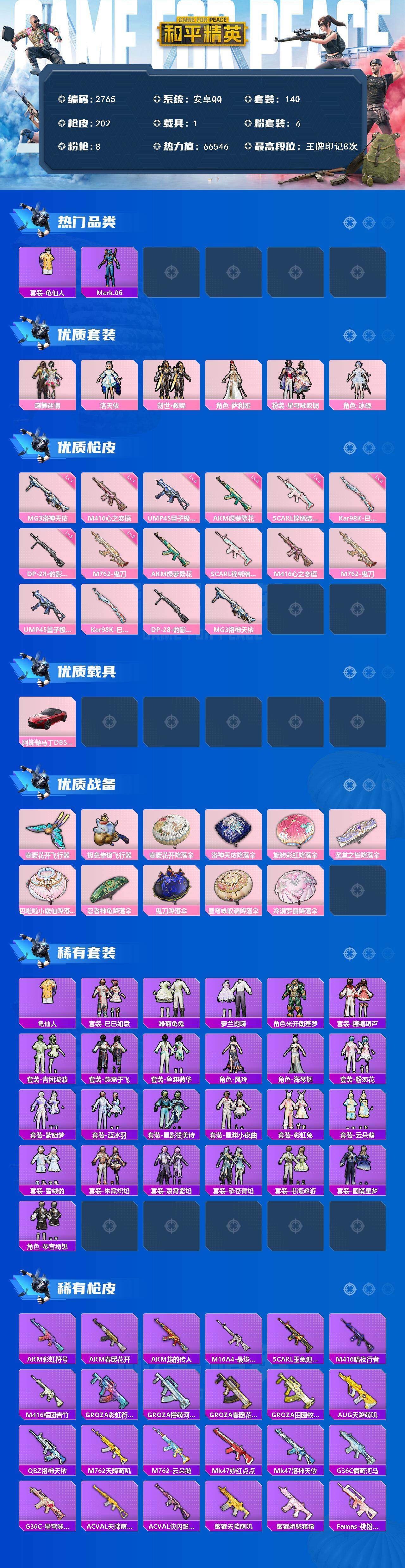 HPCMW464642和平精英账号详情图2