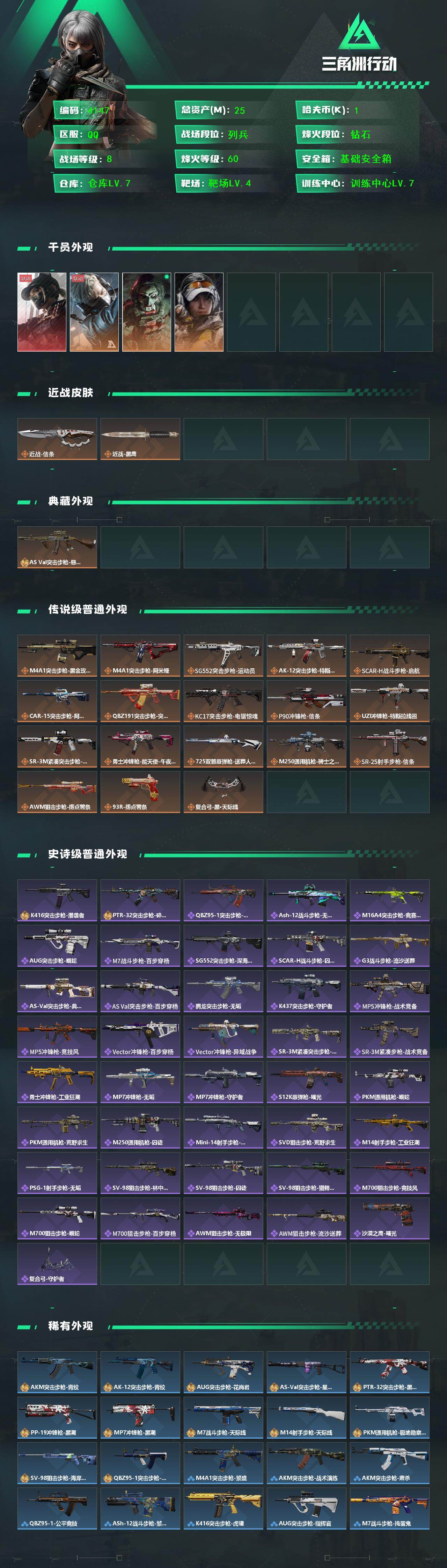 SJZQM432026三角洲行动账号详情图5