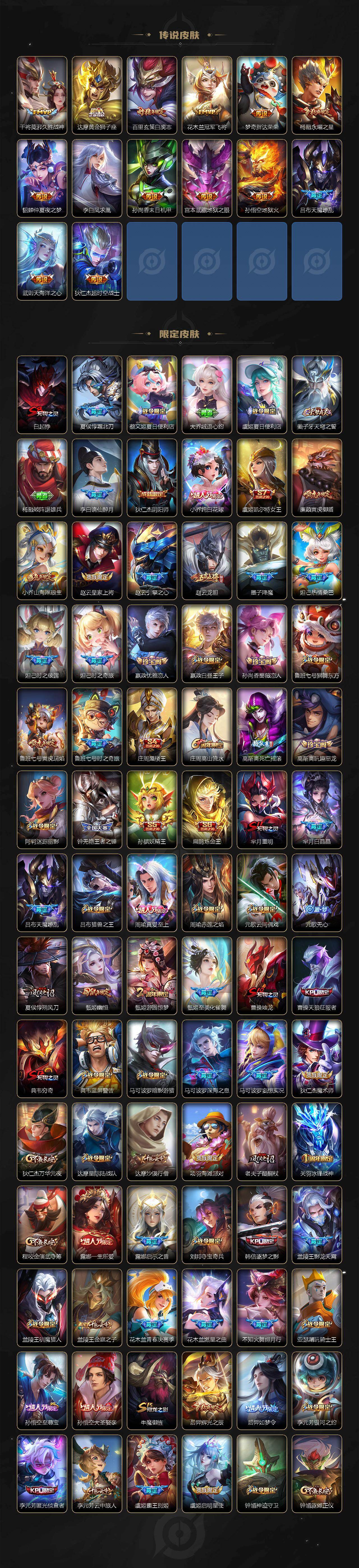 WZXS4223995王者荣耀账号详情图3 WZXS4223995王者荣耀账号详情图3