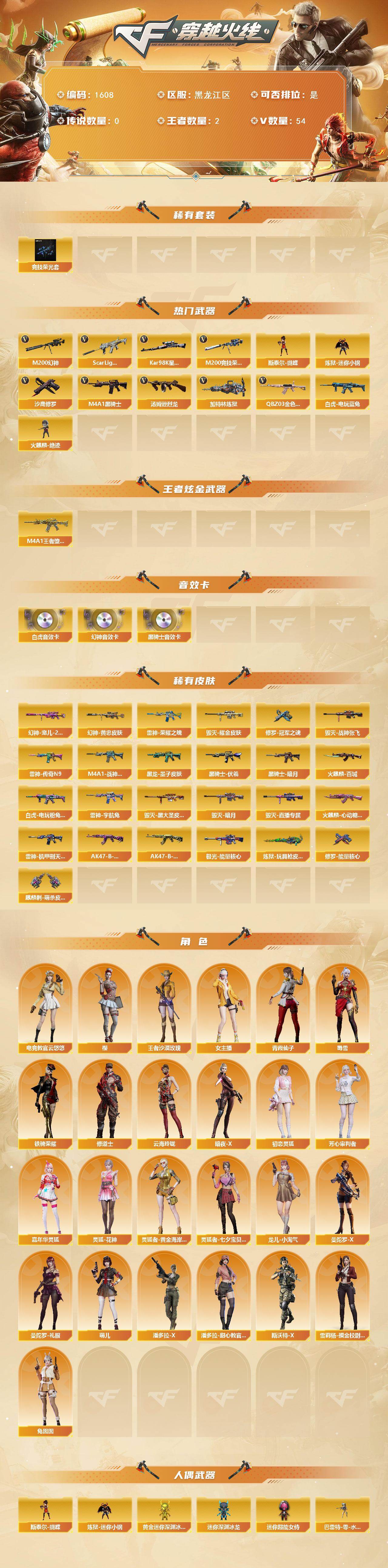 CFCMW422396穿越火线账号详情图2