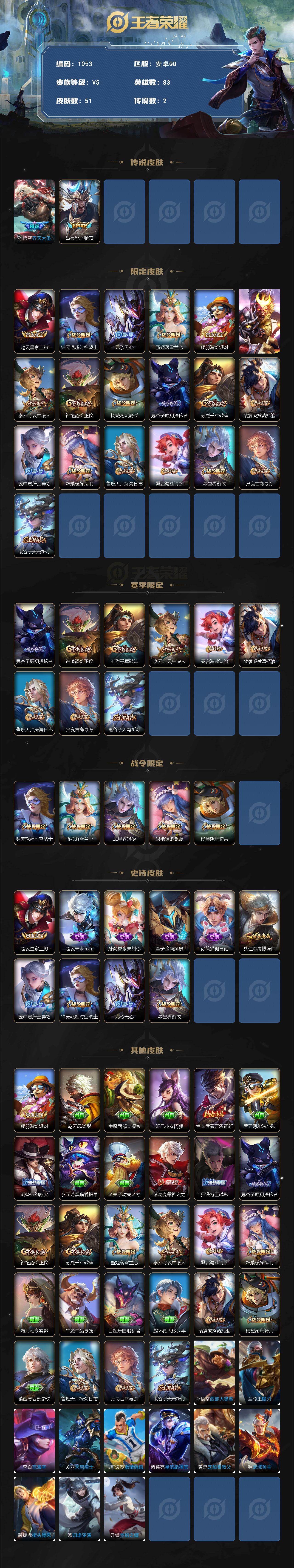 WZCMW496834王者荣耀账号详情图2