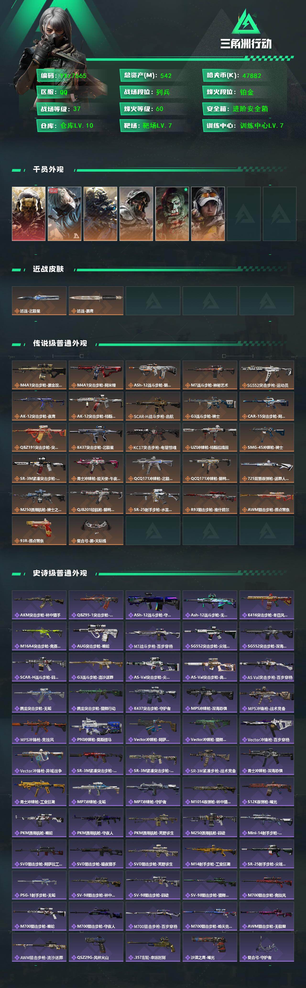 SJZCMW430535三角洲行动账号详情图2