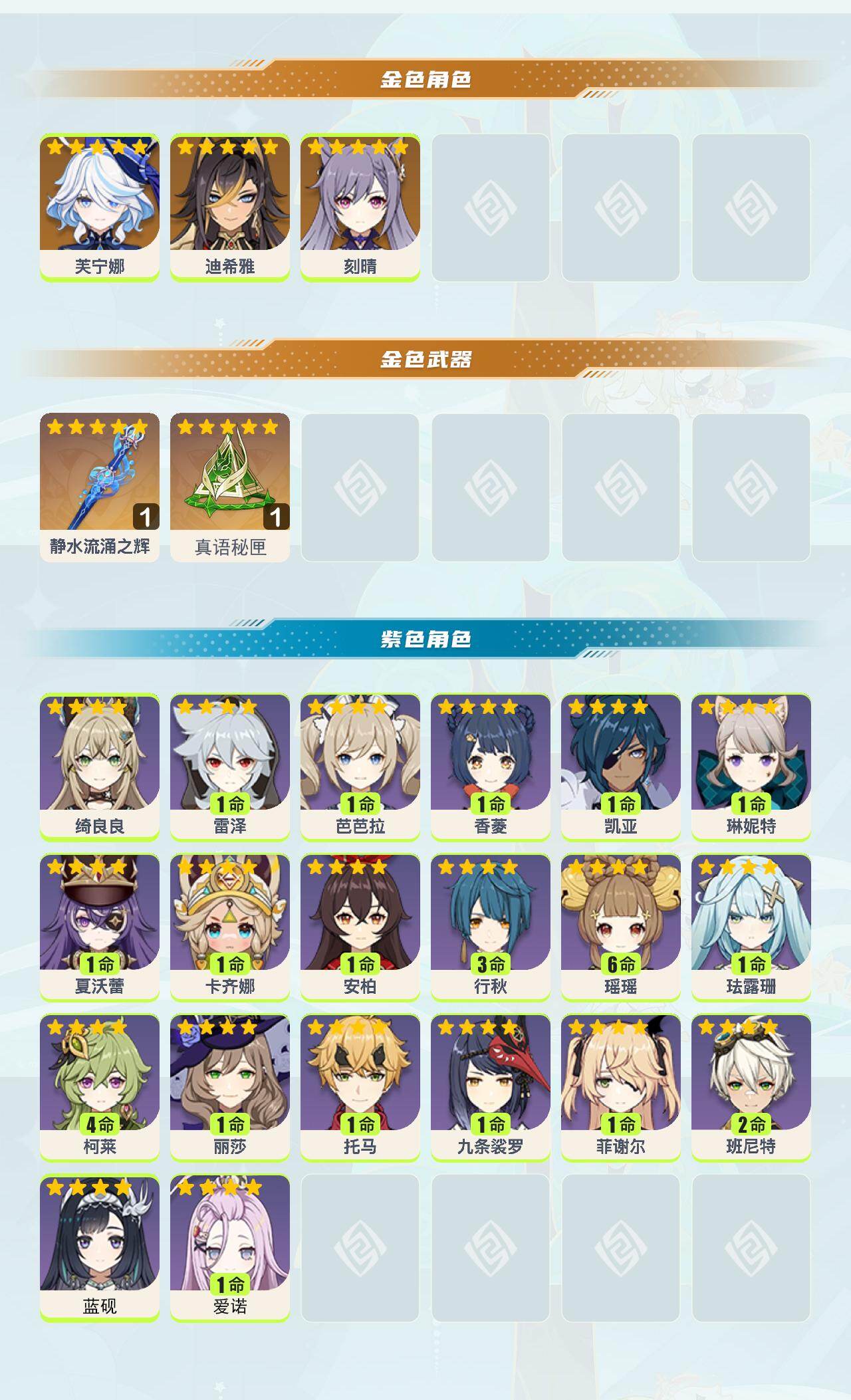 YSEY41309原神账号详情图2