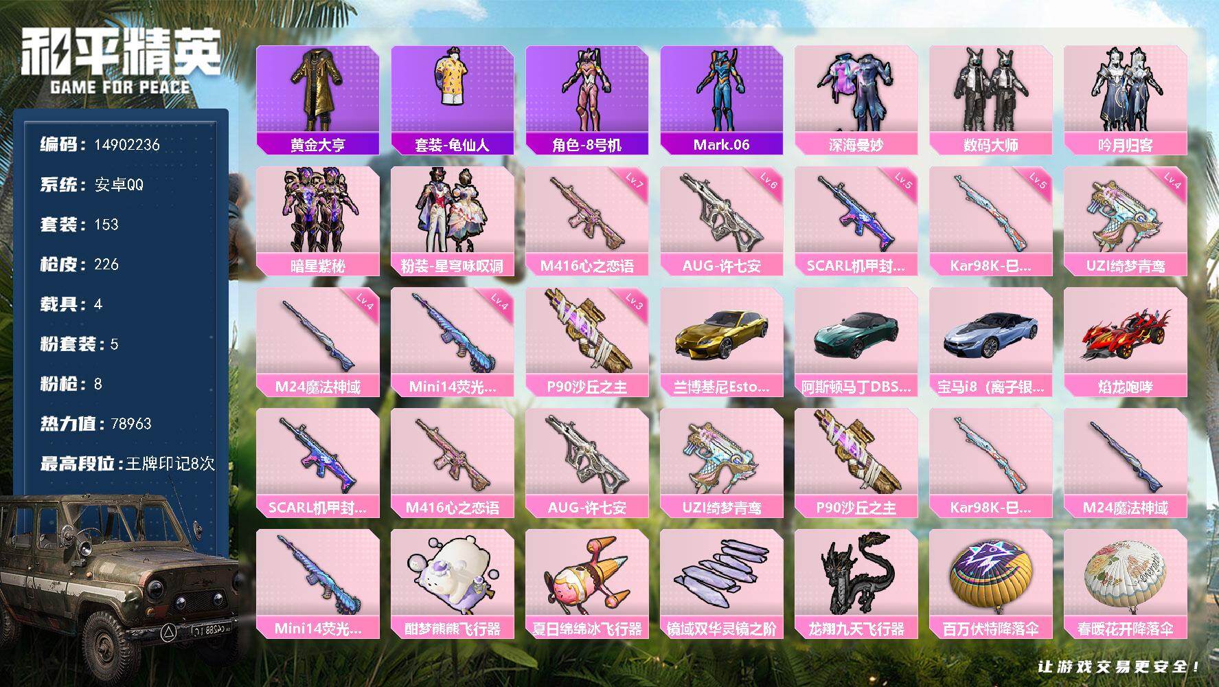 HPDN461949和平精英账号详情图22