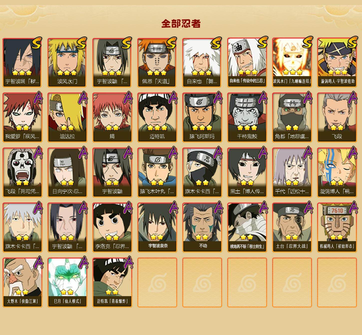 HYQM48129火影忍者账号详情图4