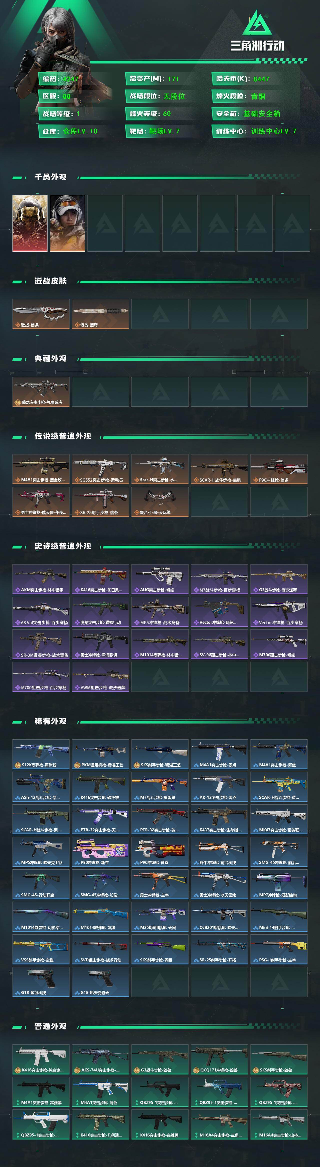 SJZCMW434419三角洲行动账号详情图2